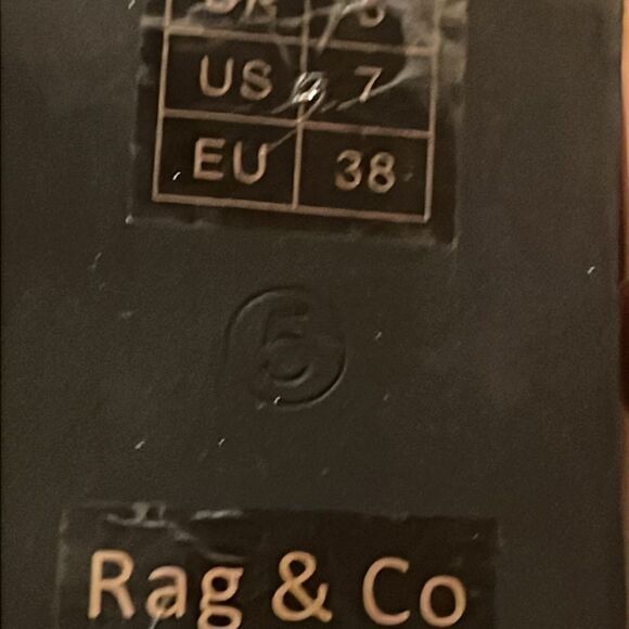 Rag & Co Black Patent Leather Shoes Size 7 - Picture 5 of 5